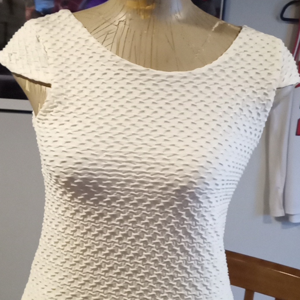NWOT Zunie Crepe like Sleeveless Dress XL 16 NWOT - Picture 3 of 10